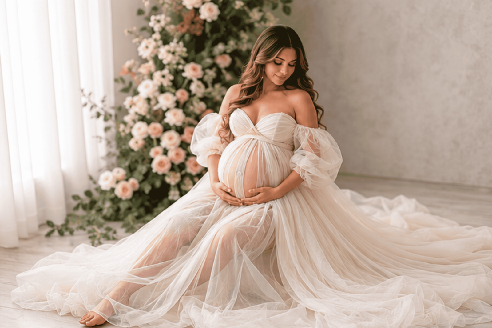Luxury maternity photography session in Germantown Tennessee